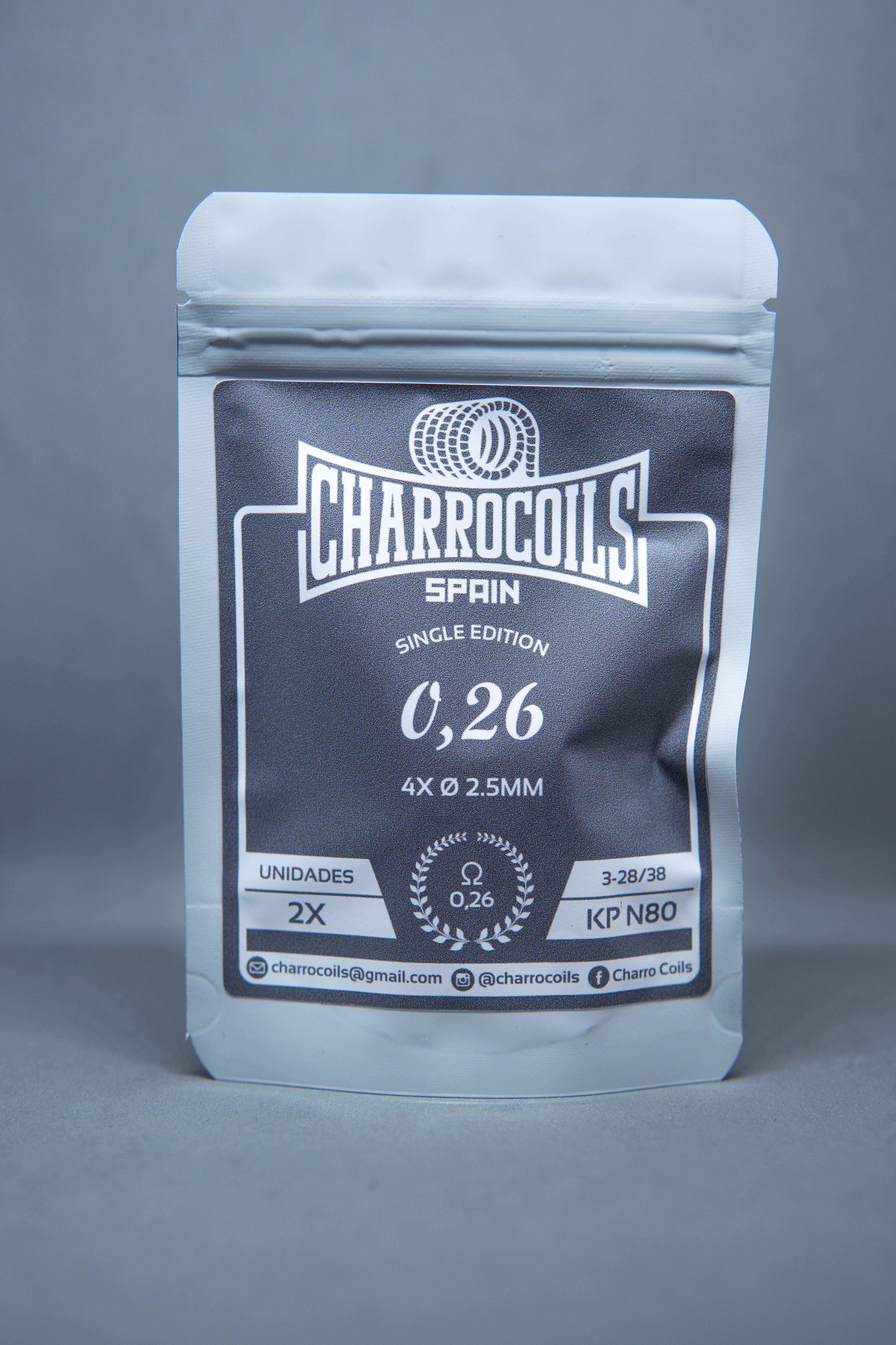 Resistencias Alien Single 0,26Ω - Charro Coils
