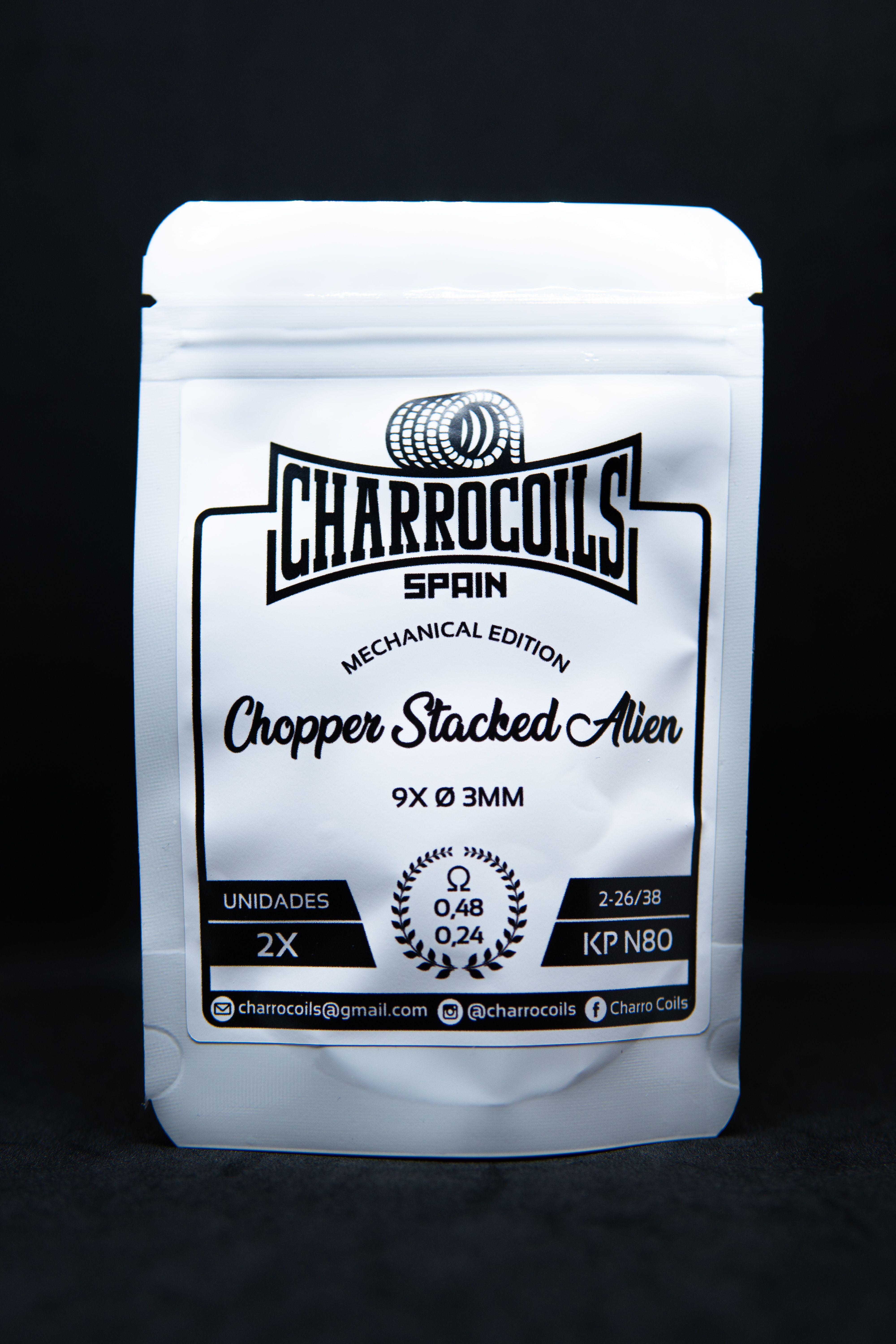 Resistencias Chopper Stacked 0,24Ω - Charro Coils