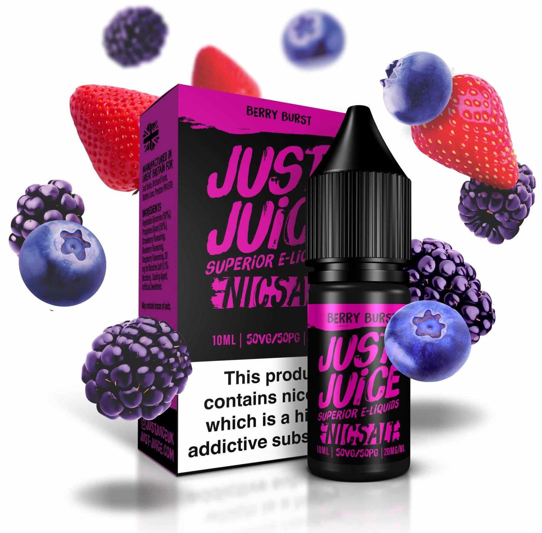 Berry Burst Salt 10ml - Just Juice