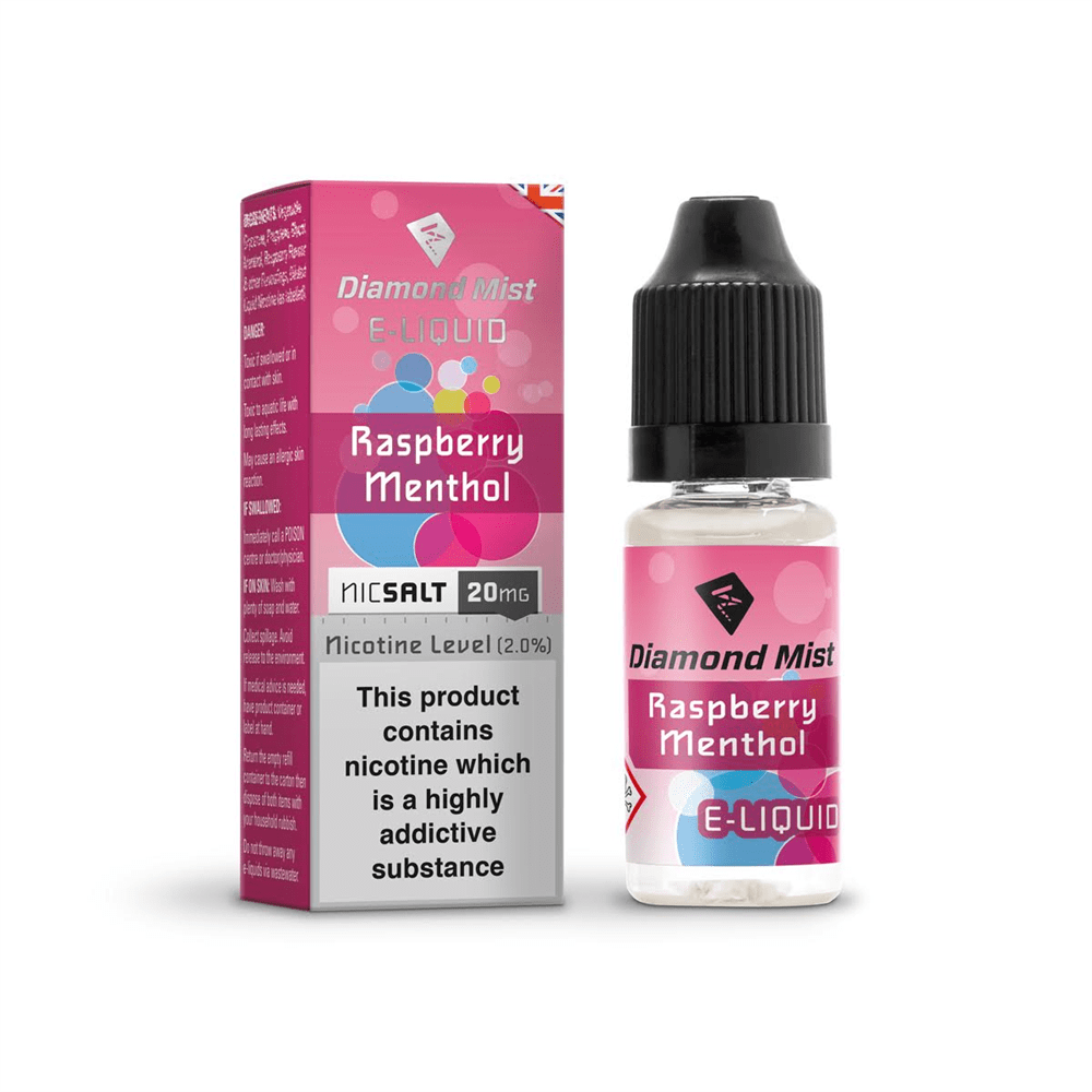 Raspberry Menthol Salt 10ml/20mg – Diamond Mist