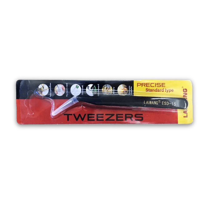 Pinzas Metálicas Curva Tweezers - Laiwang