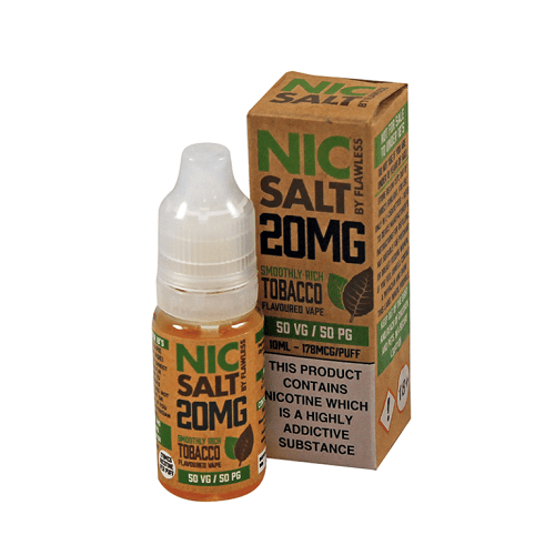Smooth Rich Tobacco Salt 10ml/20mg - Flawless