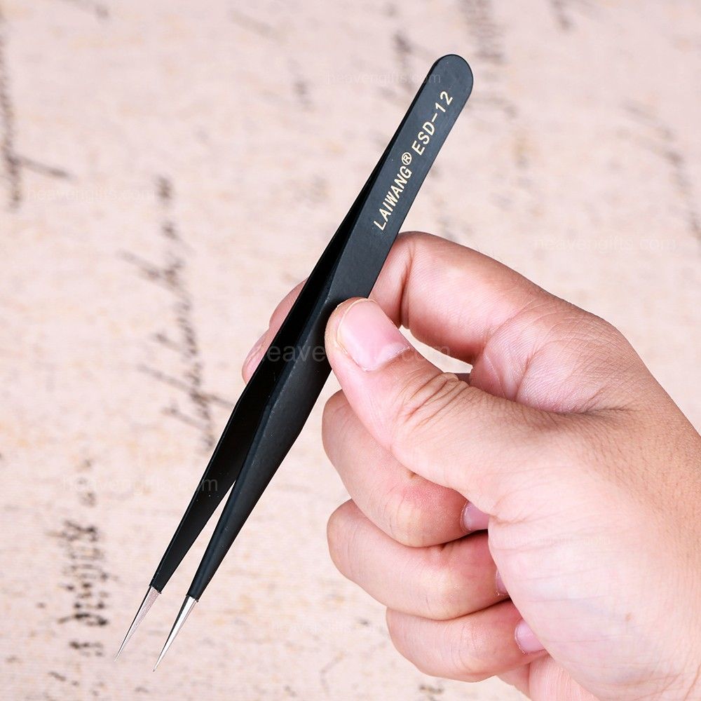 Pinzas Metálicas Recta Tweezers - Laiwang