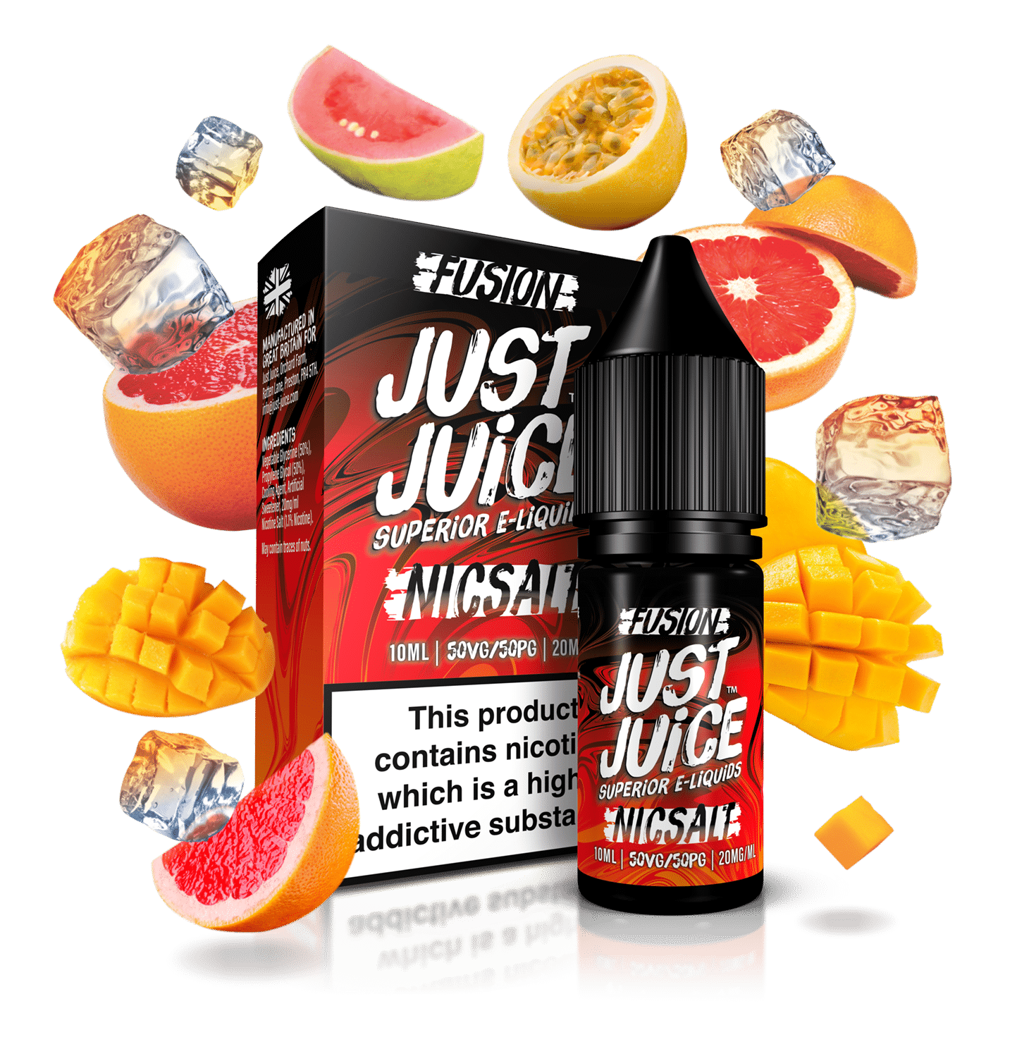 Fusion Mango & Blood Orange Salt 10ml - Just Juice