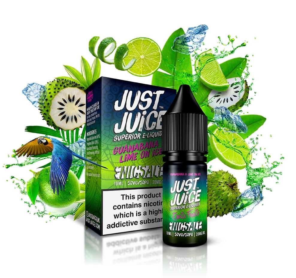 Guanabana Lime On Ice Salt 10ml - Just Juice