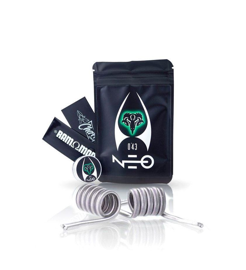 Resistencias Neo 0,43Ω Especial Boro (Pack 2pcs)  - Charro Coils & Rammod