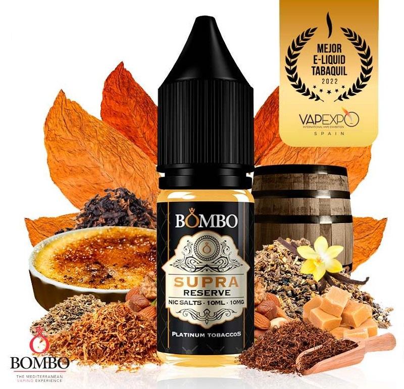 Supra Reserve Salt 10ml - Platinum Tobaccos by Bombo