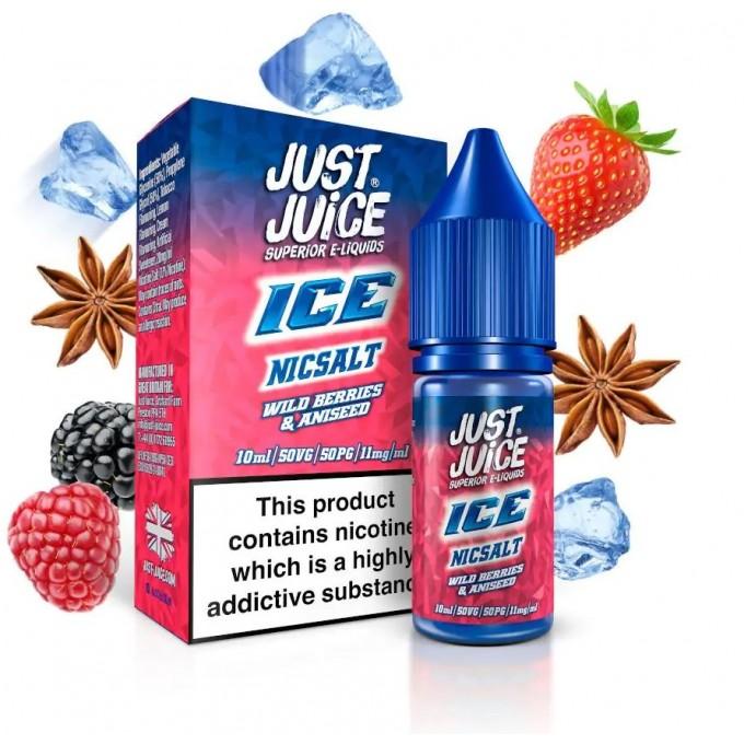 Wild Berries Aniseed Ice Salt 10ml - Just Juice