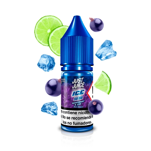 Ice Blackcurrant Lime 10ml 50/50 - Just Juice