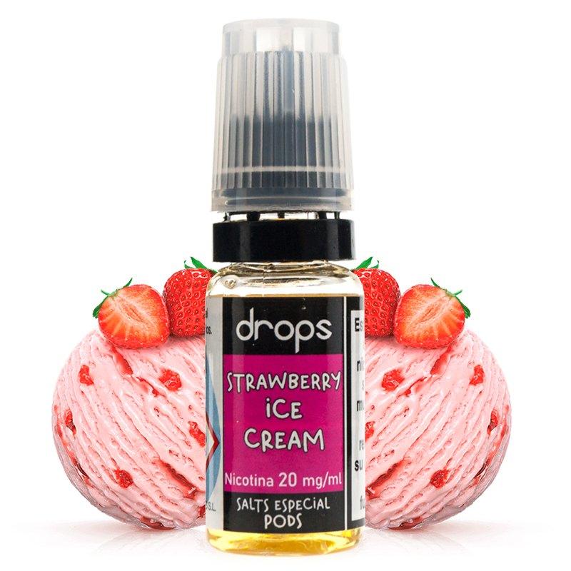 Strawberry Ice Cream Salt 10ml - Drops
