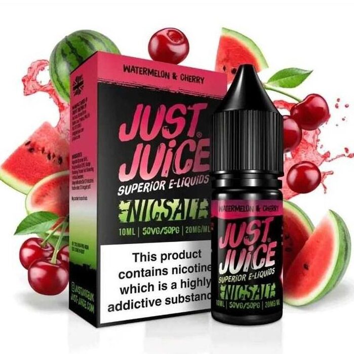 Watermelon & Cherry Salt 10ml - Just Juice