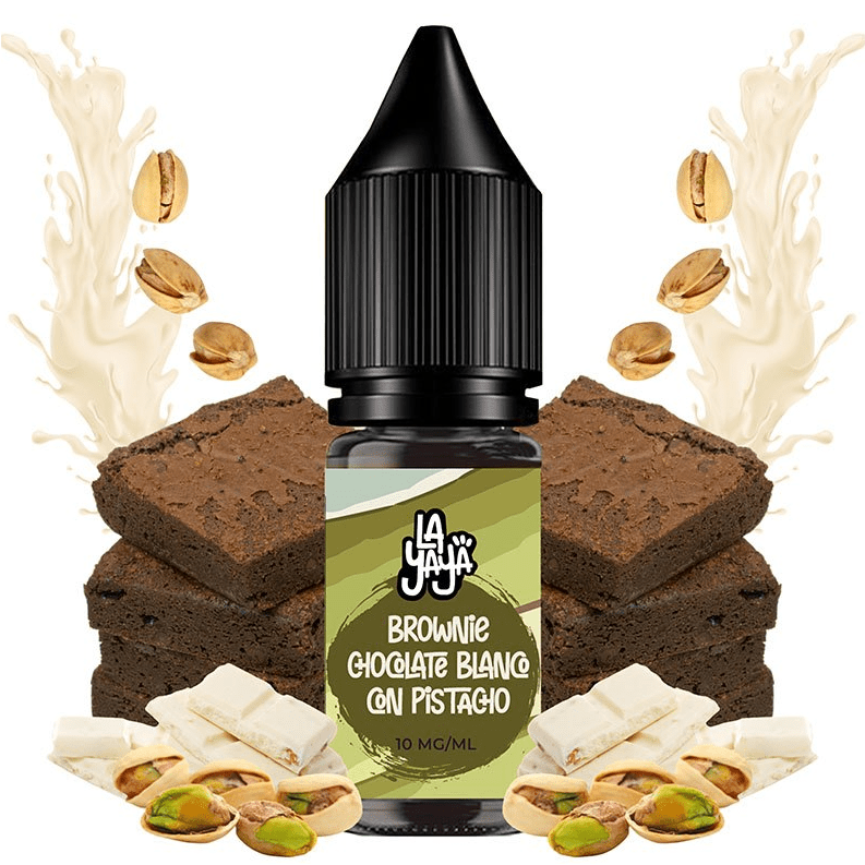 Brownie Chocolate Blanco & Pistacho Salt 10ml - La Yaya