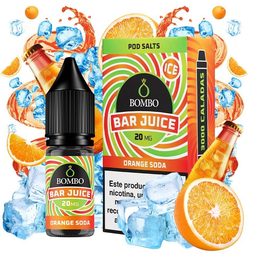 Orange Soda Ice Salt 10ml - Bar juice by Bombo