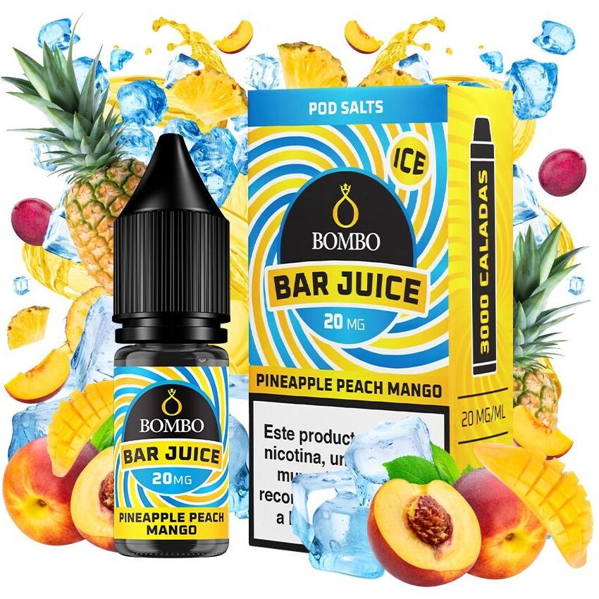 Pineapple Peach Mango Salt 10ml - Bar juice by Bombo