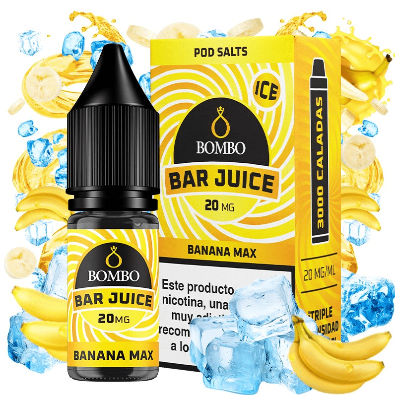 Banana Max Ice Salt 10ml - Bar juice by Bombo