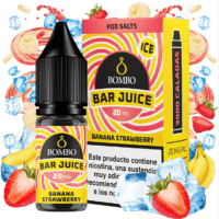 Banana Strawberry Ice Salt 10ml - Bar juice by Bombo