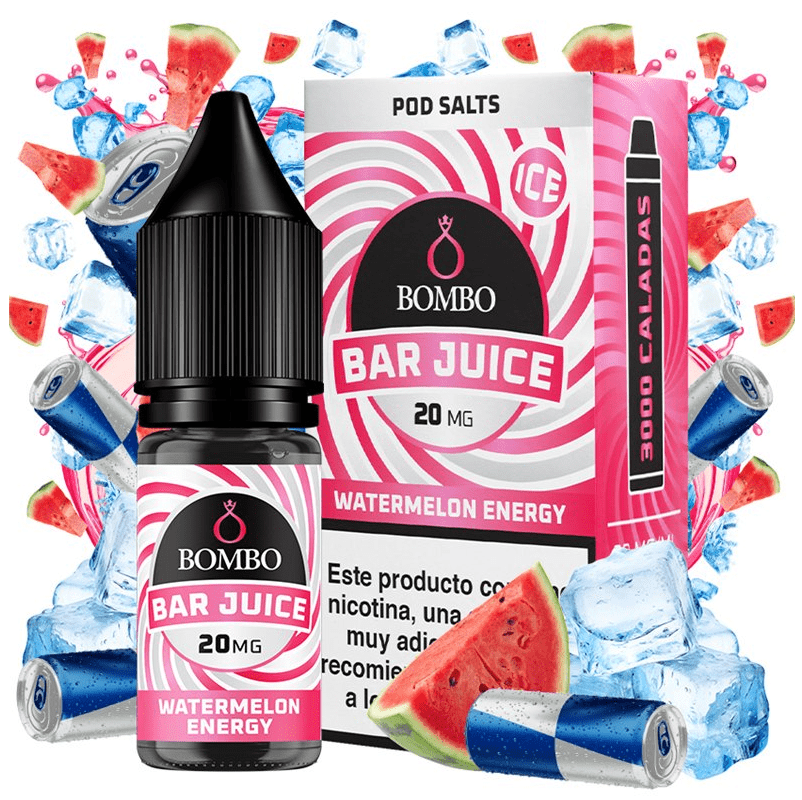 Watermelon Energy Ice Salt 10ml - Bar juice by Bombo