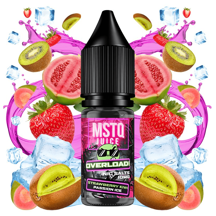 Strawberry Kiwi Passion Ice Salt 10ml - MSTQ Juice