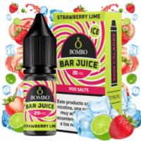 Strawberry Lime Ice Salt 10ml - Bar Juice by Bombo
