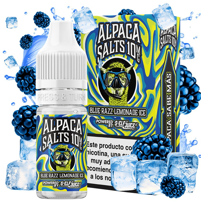 Blue Razz Lemonade Ice Salt 10ml - Alpaca