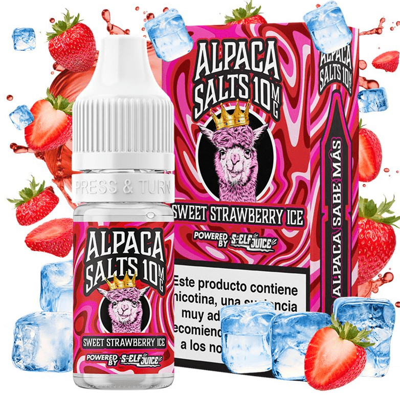 Sweet Strawberry Ice Salt 10ml - Alpaca