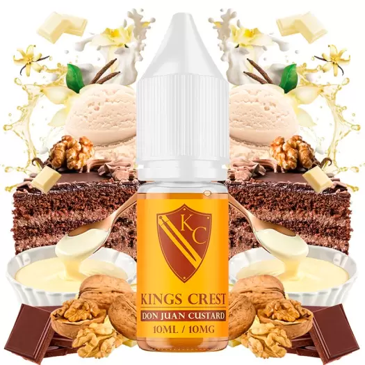 Don Juan Custard Salt 10ml - Kings Crest