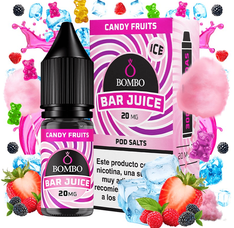 Candy Fruits Ice Salt 10ml - Bar juice by Bombo