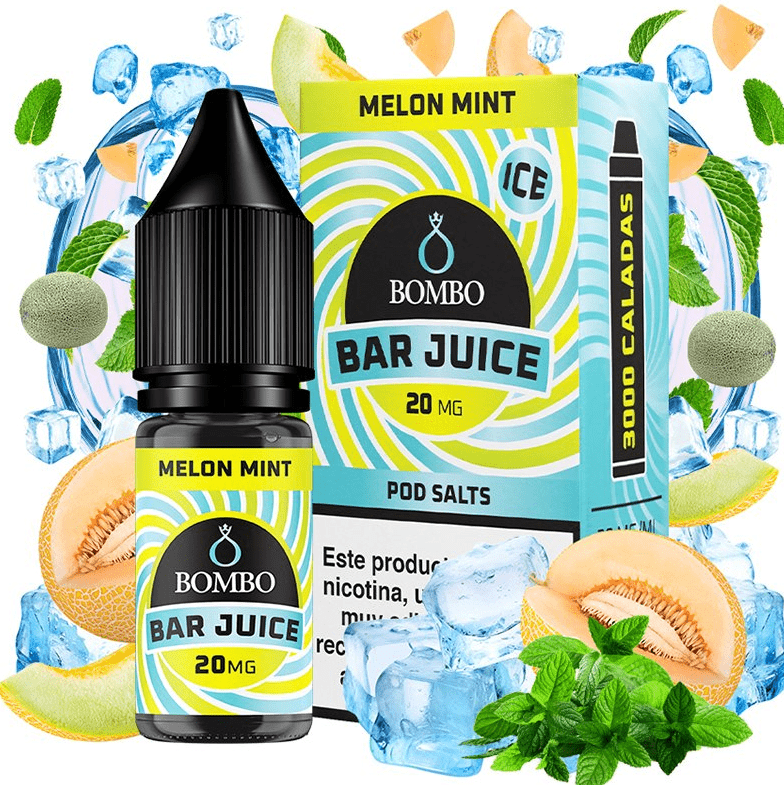 Melon Mint Ice Salt 10ml - Bar Juice by Bombo
