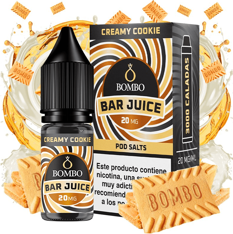 Creamy Cookie Salt 10ml - Bar juice by Bombo