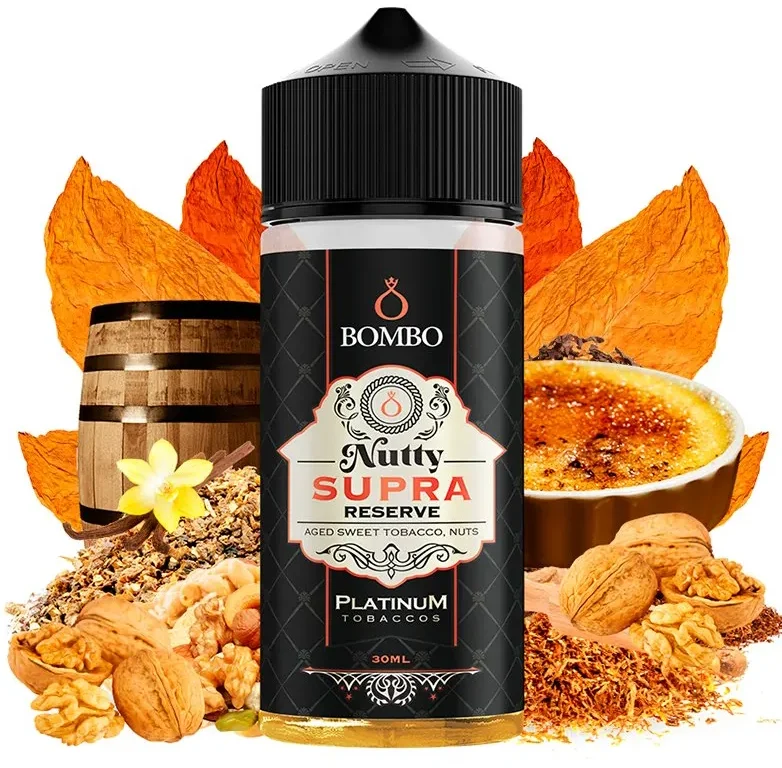 Nutty Supra Reserve Platinum Tobaccos Aroma 30ml (Longfill) - Bombo