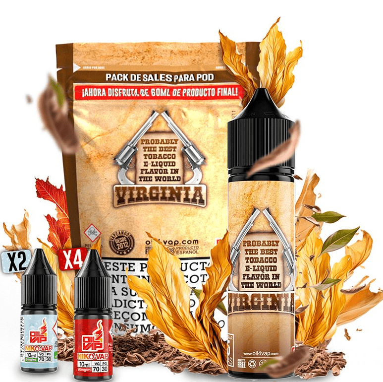 Pack De Sales Rubio Virginia 60ml - Oil4Vap