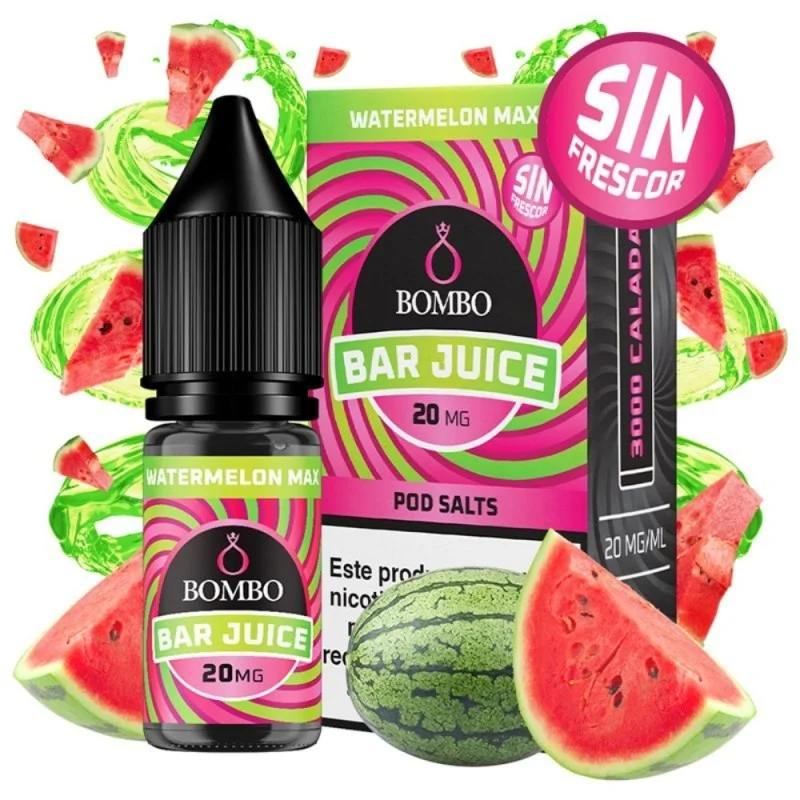 Watermelon Max "Sin Frescor" Salt 10ml - Bar juice by Bombo