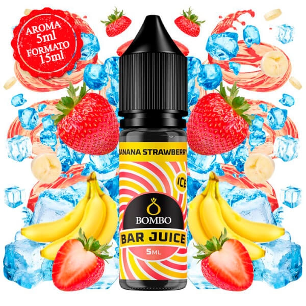 Banana Strawberry Ice Aroma 5ml (Longfill) - Bombo Bar Juice