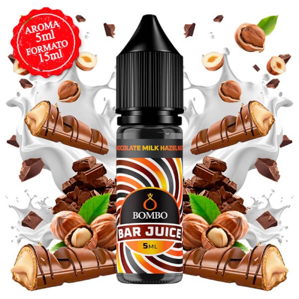 Chocolate Milk Hazelnut Aroma 5ml (Longfill) - Bombo Bar Juice