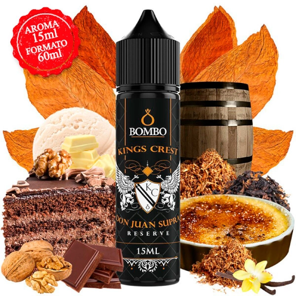 Don Juan Supra Reserve  Aroma 15ml (Longfill) - Kings Crest & Bombo