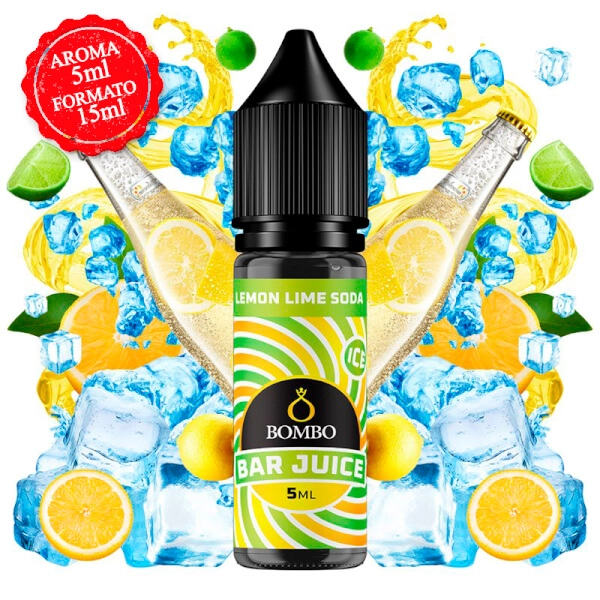 Lemon Lime Soda Ice Aroma 5ml (Longfill) - Bombo Bar Juice