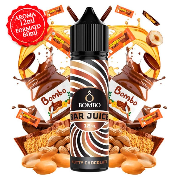 Nutty Chocolate Aroma 12ml (Longfill) - Bombo Bar Juice