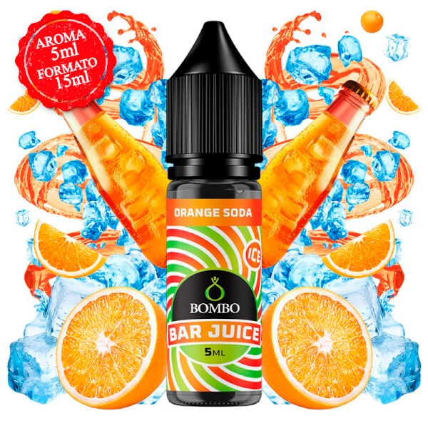 Orange Soda Ice Aroma 5ml (Longfill) - Bombo Bar Juice