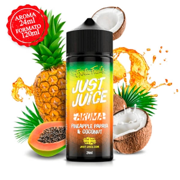 Papaya Pineapple Coconut Aroma (Longfill) 24ml - Just Juice