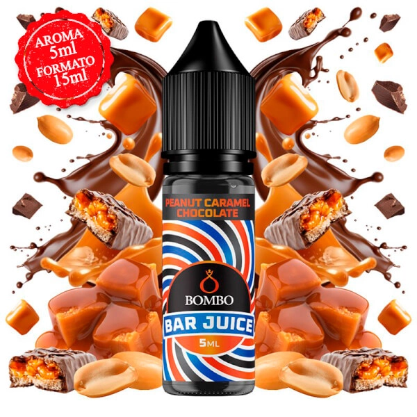 Peanut Chocolate Caramel Aroma 5ml (Longfill) - Bombo Bar Juice