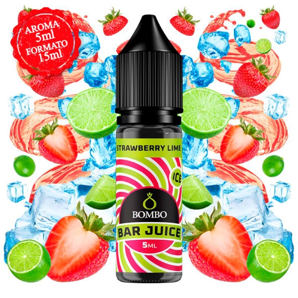 Strawberry Lime Ice Aroma 5ml (Longfill) - Bombo Bar Juice