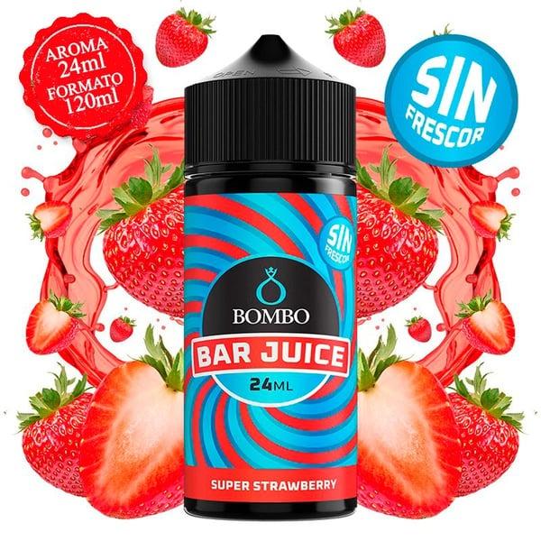 Super Strawberry "Sin Frescor" Aroma 24ml (Longfill) - Bombo Bar