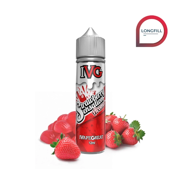 Strawberry Sensation Aroma 12ml (Longfill) - IVG