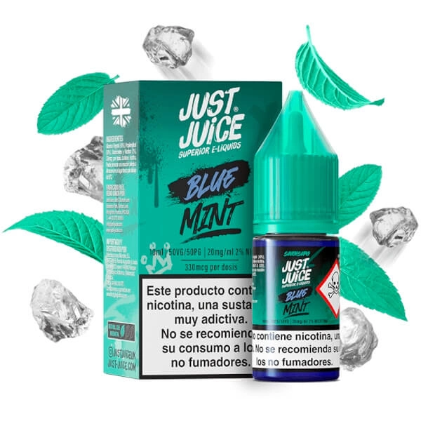 Blue Mint Range Salt 10ml - Just Juice Mint