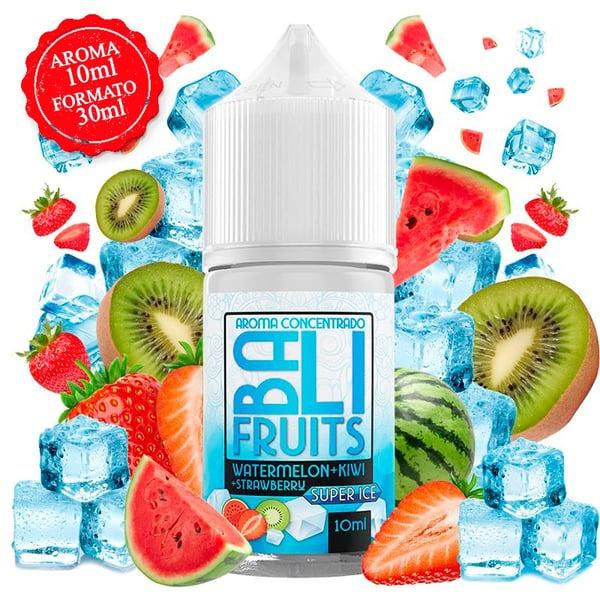 Watermelon Kiwi Strawberry Super Ice 10ml Aroma (Longfill) - Bali by Kings Crest
