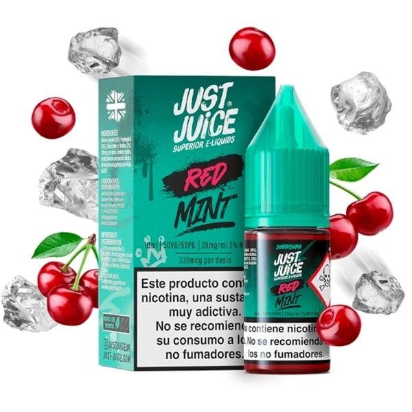Red Mint Range Salt 10ml - Just Juice