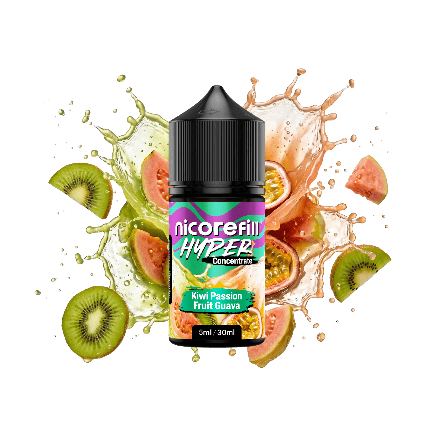 Kiwi Passion Guava Aroma Hyper (Longfill) 5ml - Nicorefill