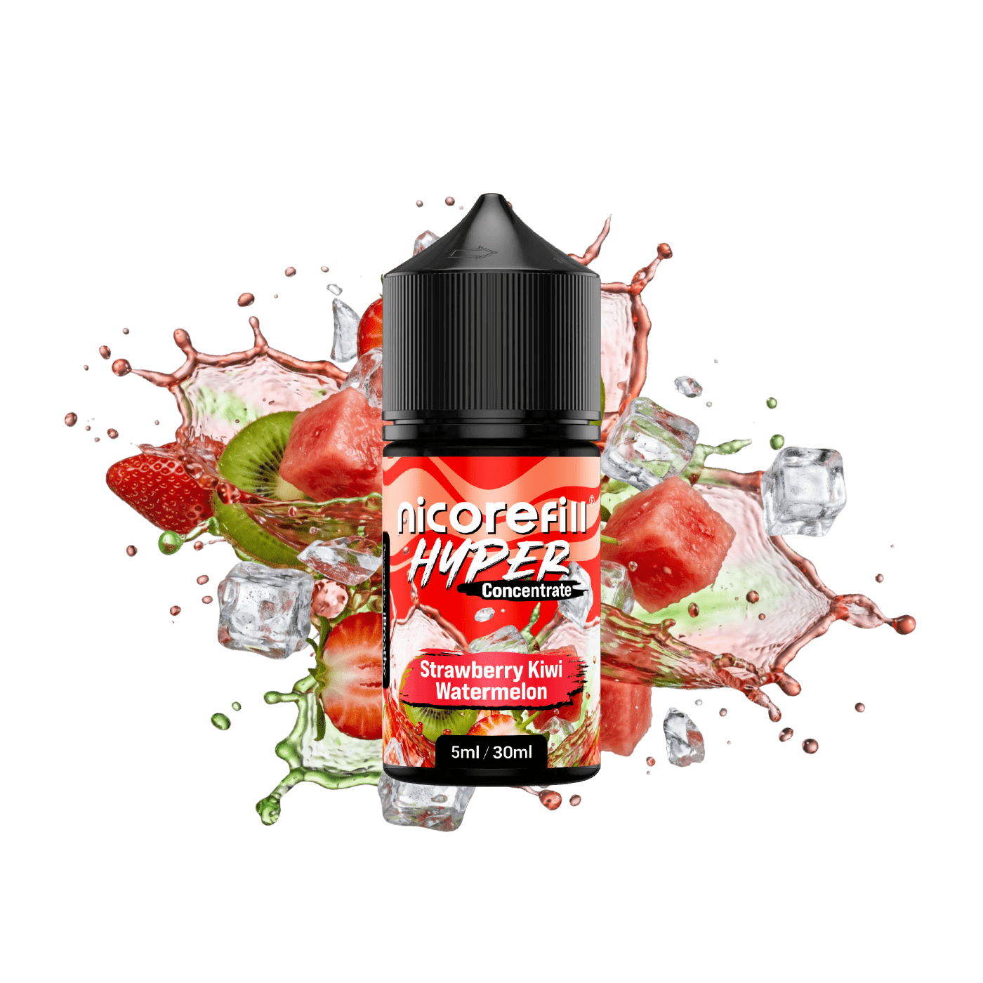 Strawberry Kiwi Watermelon Aroma Hyper (Longfill) 5ml - Nicorefill