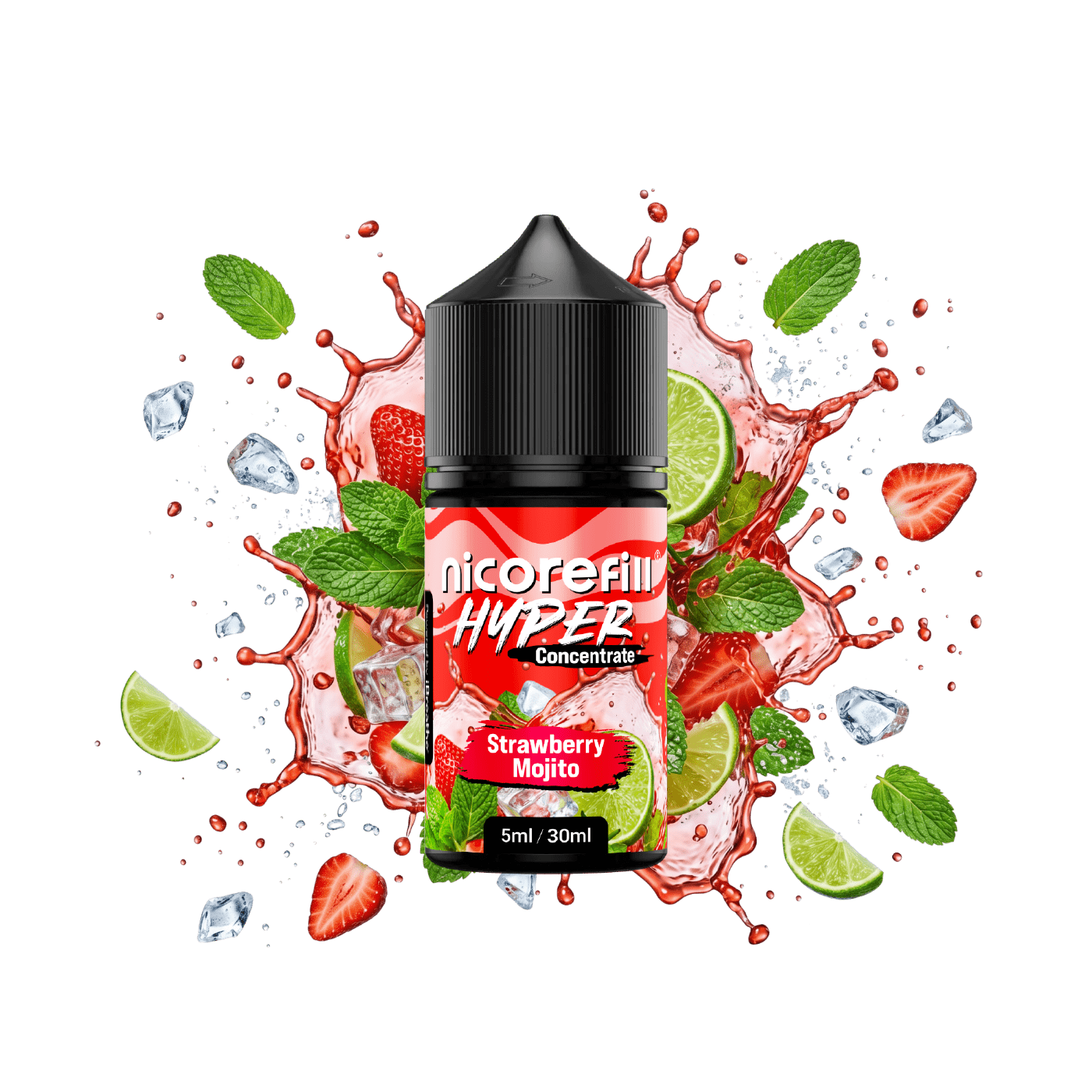 Strawberry Mojito Aroma Hyper (Longfill) 5ml - Nicorefill