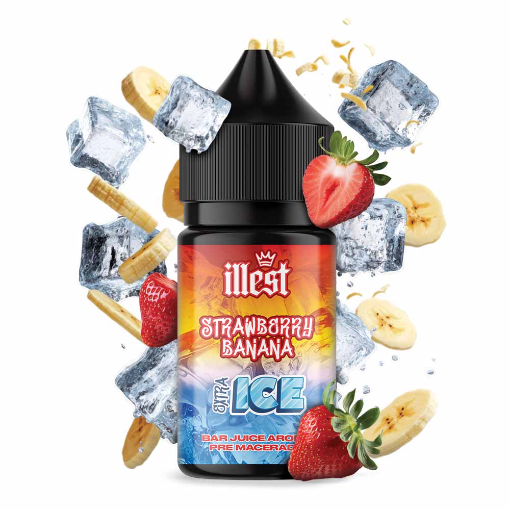 Strawberry Banana Extra Ice Aroma (Longfill) 5ml - Illest